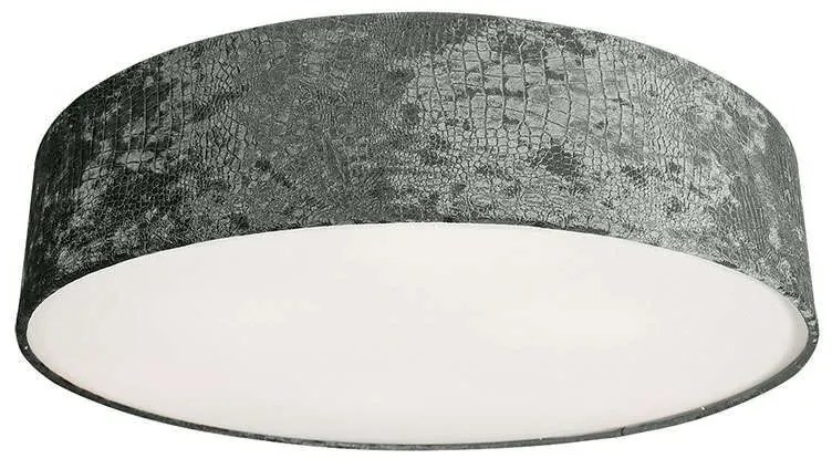 Φωτιστικό Οροφής - Πλαφονιέρα Croco IV 8956 Grey Nowodvorski Metal, Fabric