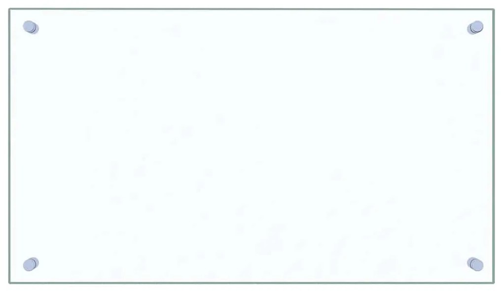 vidaXL Πλάτες Κουζίνας 2 τεμ. Διαφανής 70 x 40 εκ. από Ψημένο Γυαλί