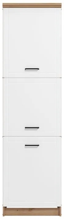 Στήλη Κουζίνας Valencia BD60 Artisan - Λευκό Ματ 60x59,5x218,5 εκ. 60x59.5x218.5 εκ.