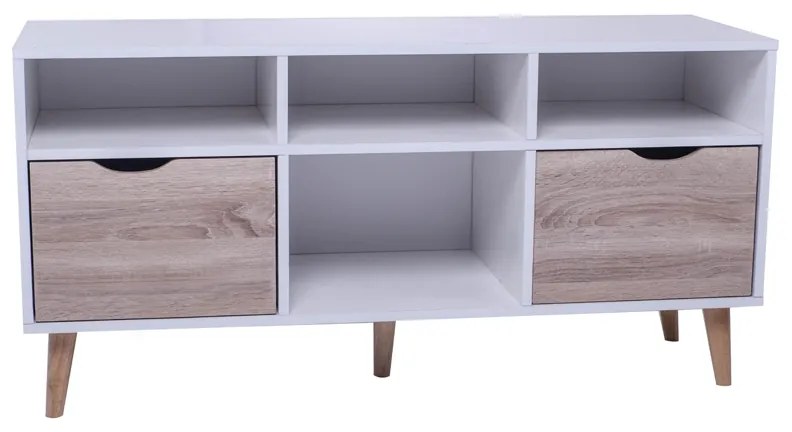 ΕΠΙΠΛΟ ΤΒ15 WHITE/S.OAK 117Χ39X53εκ. 117Χ39X53εκ.