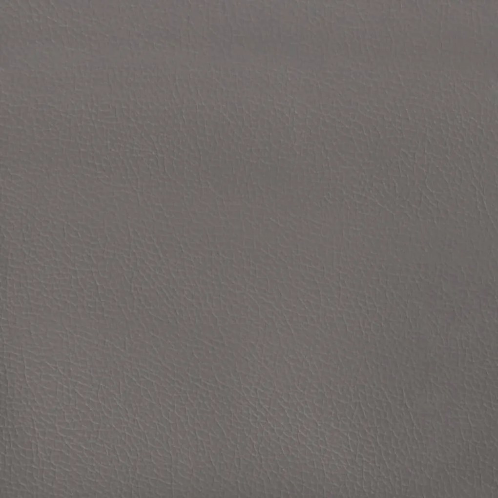 vidaXL Κεφαλάρι Γκρι 90x5x118/128 εκ. από Συνθετικό Δέρμα