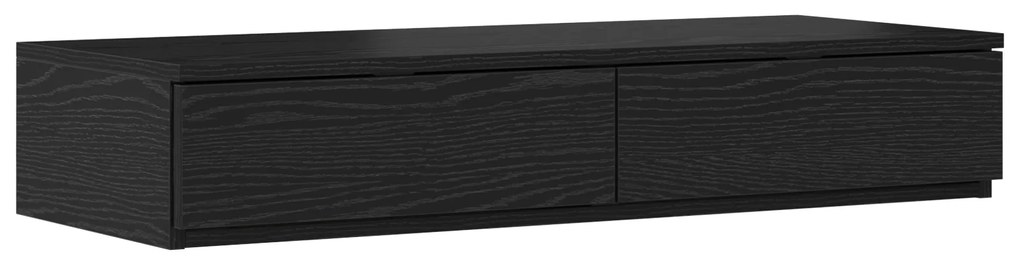 vidaXL Κουτιά Κρεβατιών Μαύρα 100x36,5x16,5 εκ. από MDF