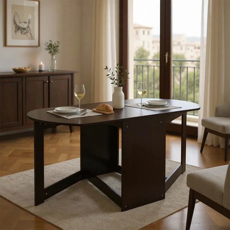 Τραπέζι Nadine πολυμορφικό-επεκτεινόμενο wenge 160x80x76.5εκ 160x80x76.5 εκ.