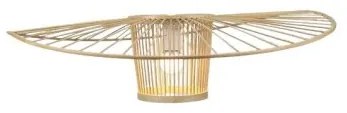 Κρεμαστό Φωτιστικό Οροφής E27 Rattan Φυσικό 124-01336-04 Luma Lighting-124-01336-04-Μπεζ 124-01336-04