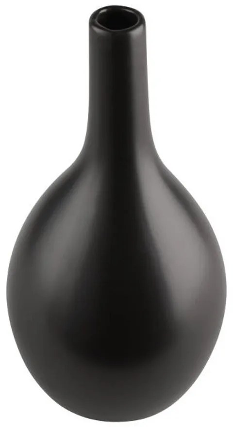 Βάζο Κεραμικό Okyma 421025 11x22cm Black Eglo Κεραμικό