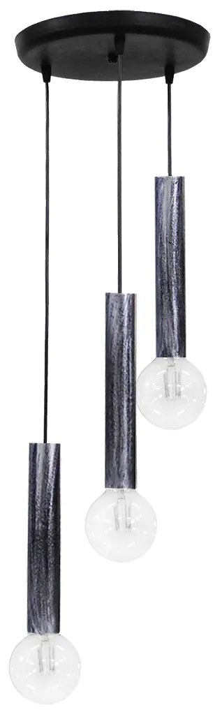 Φωτιστικό Οροφής Τρίφωτο Heronia Minimal 34-0199 Silver