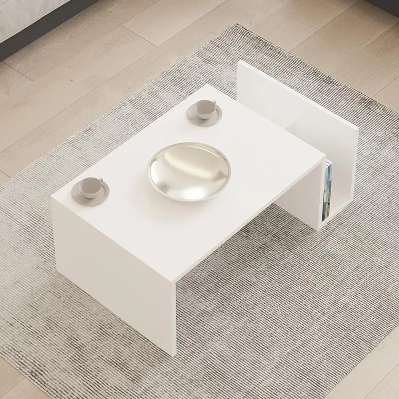 Τραπεζάκι σαλονιού Poko λευκό 86,8x50x32,4 εκ. 86.8x50x32.4 εκ.
