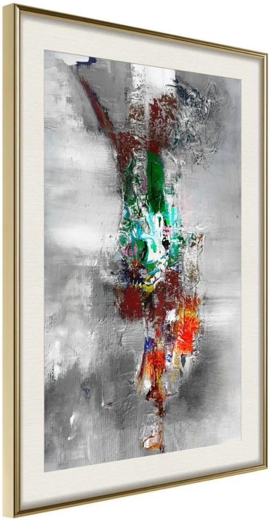 Αφίσα - Contradiction of Opinions - 30x45 - Χρυσό - Με πασπαρτού