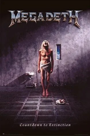 Αφίσα Megadeth - Countdown to Extinction