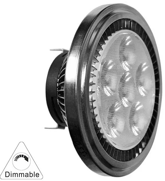 Adeleq Led Λάμπα Αλουμινίου Ar111 12W 12Vac-Dc Ντιμαριζόμενη 25ο Ψυχρό 13-11122509