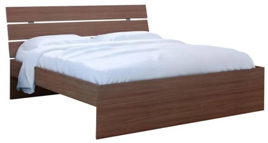 SB-00300 Κρεβάτι "ΝΟΤΑ" Διπλό σε χρώμα καρυδί 150x200
   , 1 Τεμάχιο