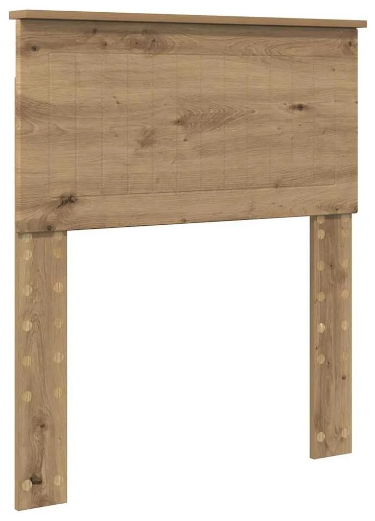 vidaXL Κεφαλάρι με κεφαλάρι Artisan Oak 75 cm Επεξεργασμένο ξύλο