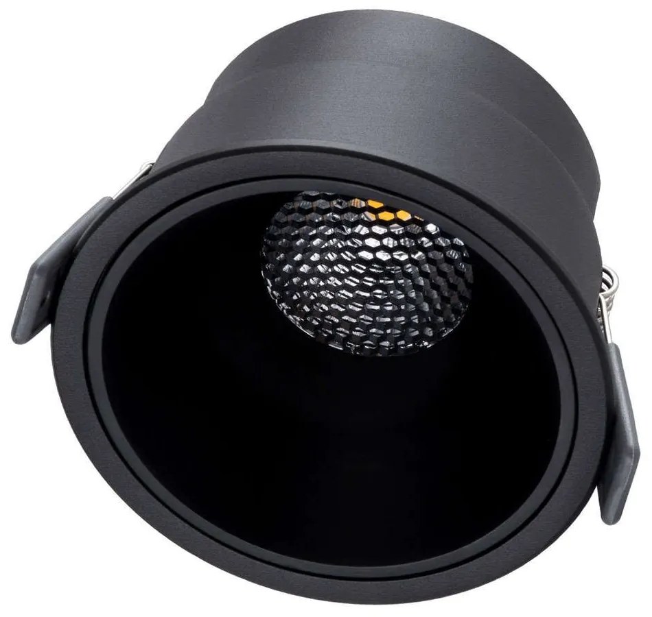 Φωτιστικό Οροφής - Σποτ Χωνευτό Pluto-B 60262 15W Led Φ10,4x6,5cm Black GloboStar