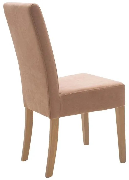 Καρέκλα Ditta ύφασμα σάπιο μήλο - πόδι sonoma 44x56x96 εκ. 2αδα 44x56x96 εκ.