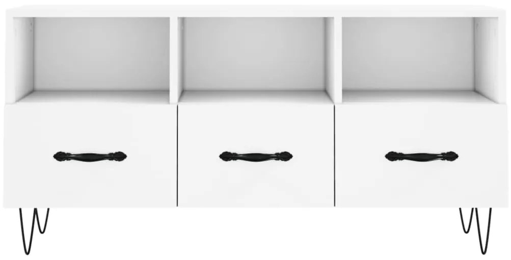 vidaXL Έπιπλο Τηλεόρασης Λευκό 102 x 36 x 50 εκ. από Επεξεργ. Ξύλο