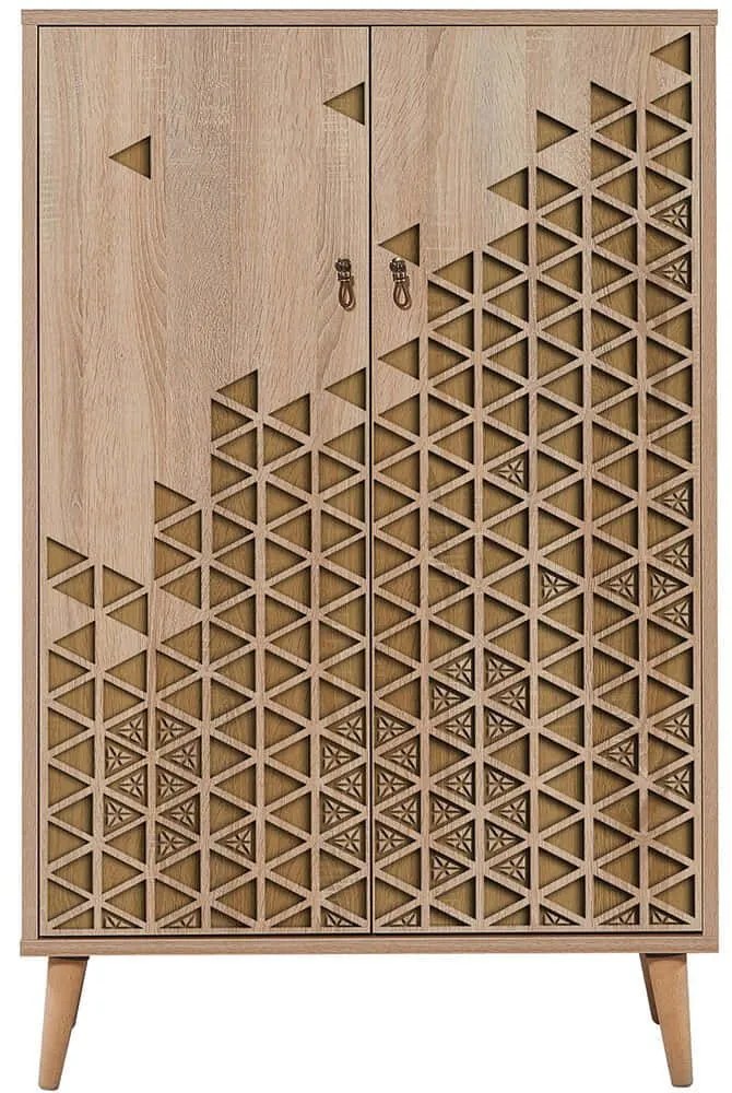 Παπουτσοθήκη - Ντουλάπι Multibox 869VEL3972 80x36x127cm Oak Cipboard,Wood