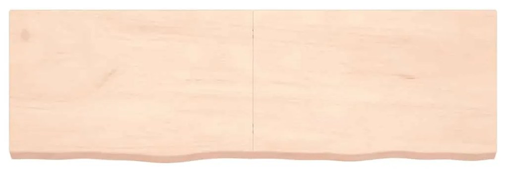 vidaXL Ράφι Τοίχου 160x50x(2-6) εκ. από Ακατέργαστο Μασίφ Ξύλο Δρυός