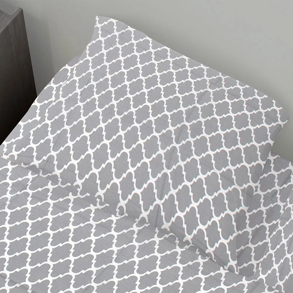 Μαξιλαροθήκη Windows 135 Grey DimCol 50Χ70 100% Cotton