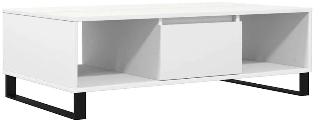 vidaXL Τραπεζάκι Σαλονιού Λευκό 104x60x35 εκ. από Επεξεργασμένο Ξύλο