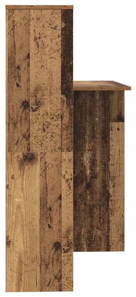 vidaXL Γραφείο Παλαιό ξύλο 131.5 x 50 x 106.5 εκ. Επεξεργασμένο ξύλο