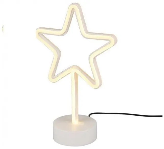 Επιτραπέζιο Φωτιστικό Αστέρι Star R55230101 Trio Lighting R55230101 Λευκό