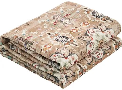 VEVOR Large Area Rug 9 x 12 ft Anti-Skid Indoor Floor Mat Vintage Brown Green