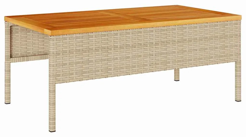 vidaXL Σετ Καναπέ Κήπου 6 pcs μπεζ και κρεμ συνθετικό ρατάν