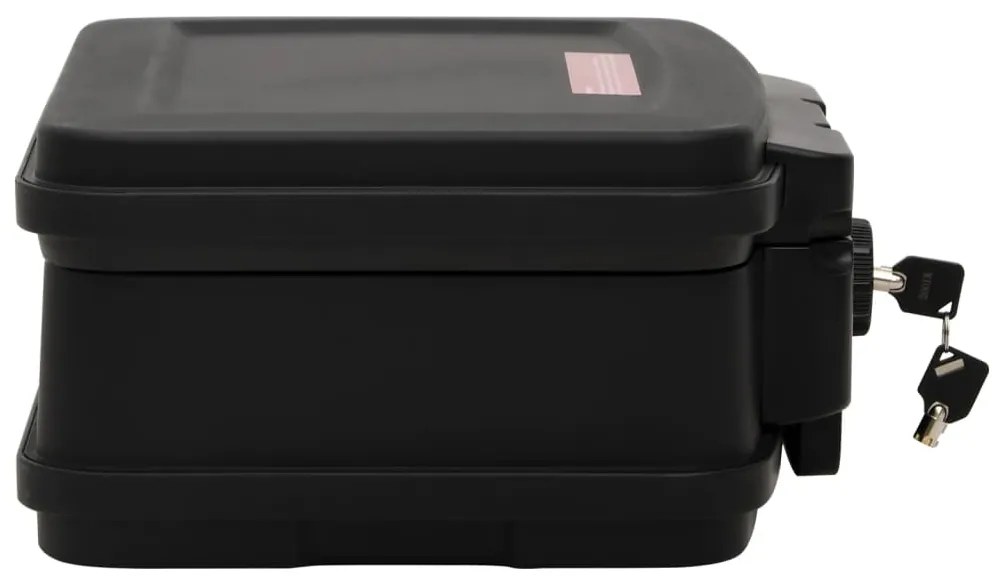 vidaXL Χρηματοκιβώτιο Μαύρο 38 x 32,5 x 16,5 εκ.