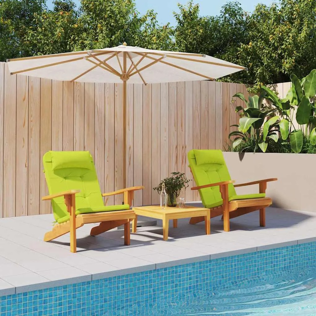 vidaXL Φωτεινά Πράσινα Μαξιλάρια Καρέκλας 2 pcs Ανοιχτό πράσινο