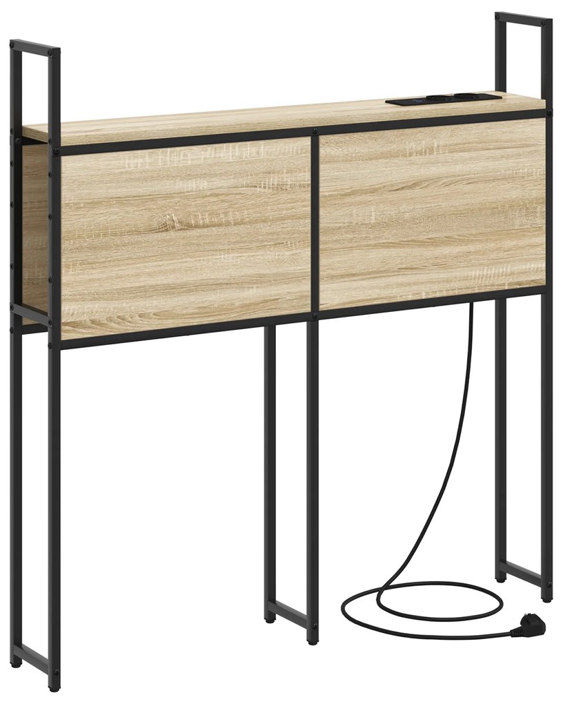 vidaXL Κεφαλάρι Αποθήκης Sonoma Δρυς 80 cm Επεξεργασμένο ξύλο