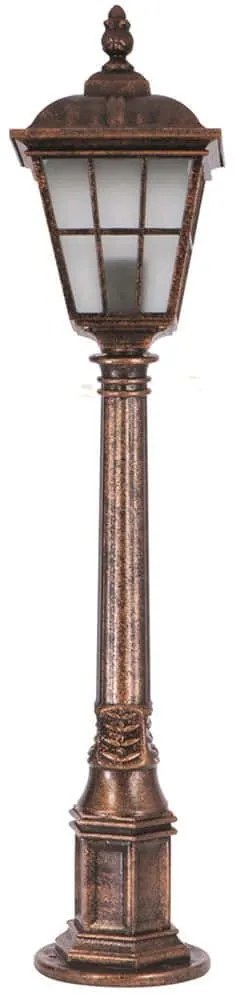 Φωτιστικό Δαπέδου 685AVN1219 Φ20x100cm E27 40W Brown Opviq