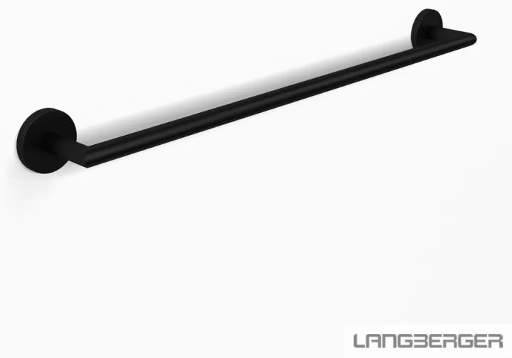 LANGBERGER Black Matt Πετσοτοκρεμάστρα Σταθερή Μονή 60cm 21108-01B-400