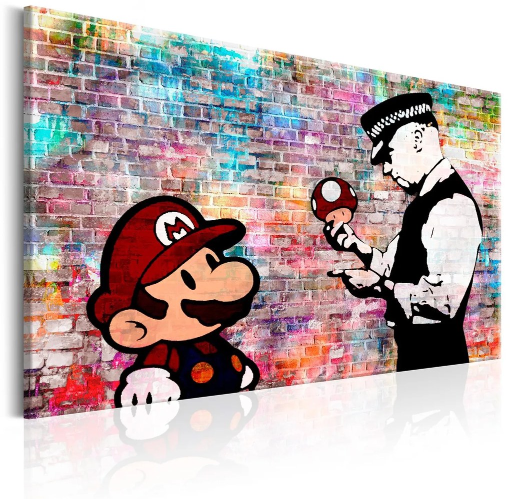 Πίνακας - Banksy: Colourful Brick 90x60