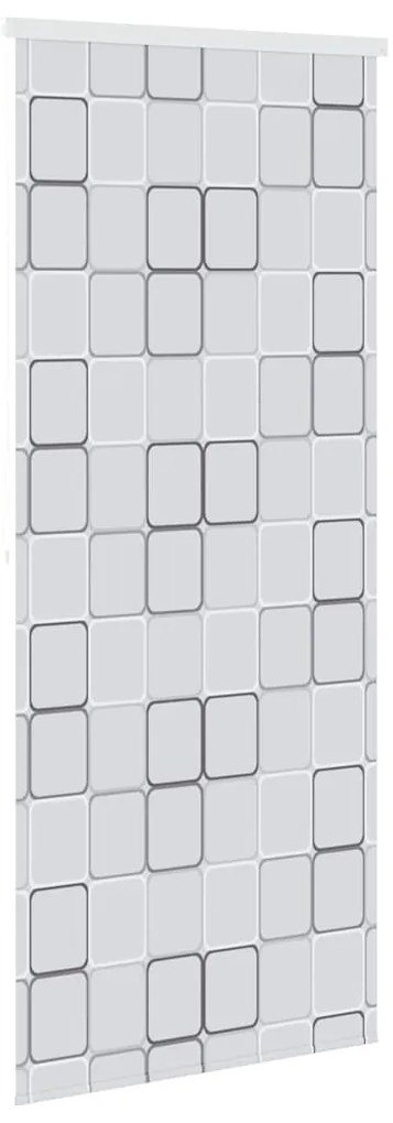 vidaXL Κουρτίνα Μπάνιου Ρολό Τετράγωνο Σχέδιο 120 x 240 εκ.