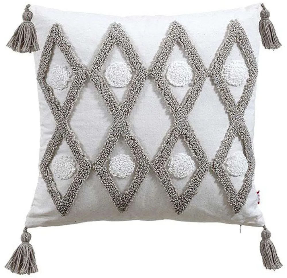 Διακοσμητικό Μαξιλάρι (Με Γέμιση) Thread 374-124-101 Beige 45X45 Fabric