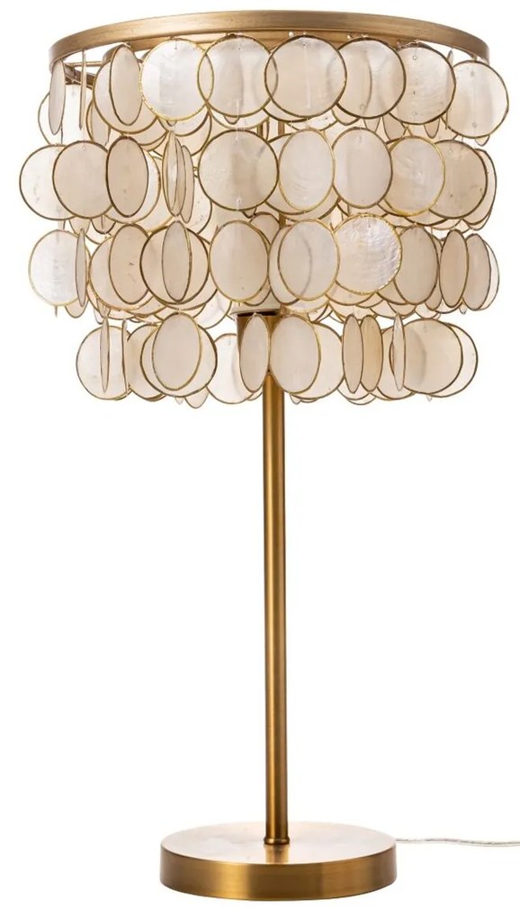 Επιτραπέζιο Φωτιστικό Home ESPRIT Μπεζ Χρυσό 50 W 220 V