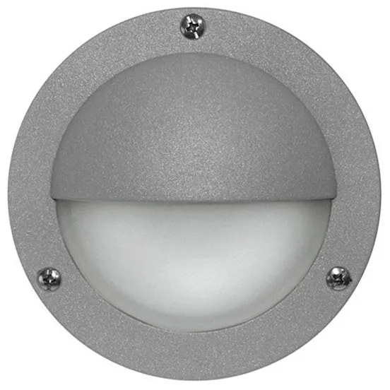 Adeleq Led Πλαφονιέρα Σκίαστρο Αλουμινίου 1W Ψυχρό Γκρι 3-9092600