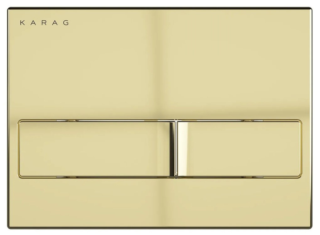 Karag C226-029 Carina Πλακέτα Καζανακίου Διπλής Λειτουργίας Gold Matt