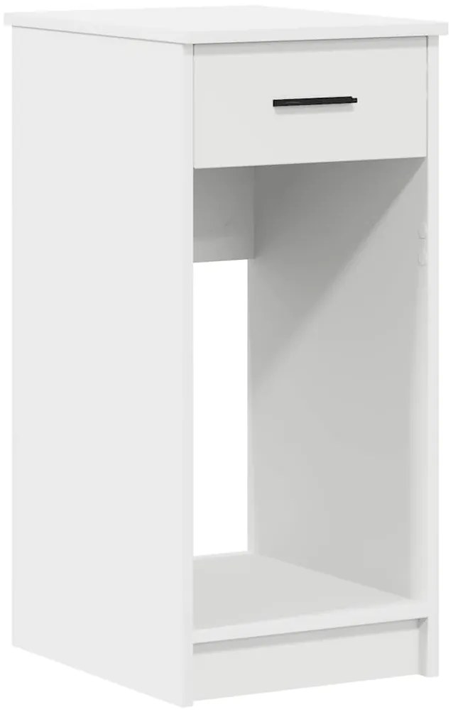 vidaXL Πύργος υπολογιστή με συρτάρι Λευκό 35x45x77 cm