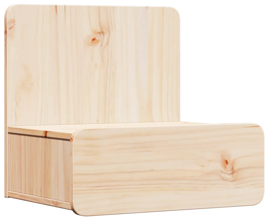 vidaXL Κομοδίνο 2 pcs Καφέ 44 x 32.5 x 40 εκ. Μασίφ ξύλο πεύκου