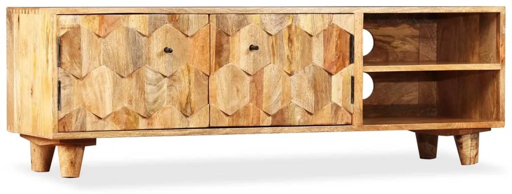 vidaXL Έπιπλο Τηλεόρασης 118 x 35 x 40 εκ. από Μασίφ Ξύλο Μάνγκο