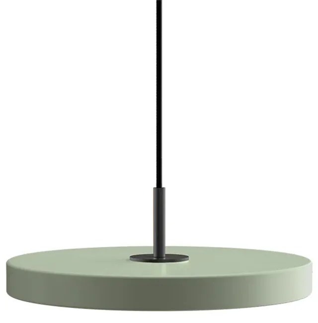 Φωτιστικό Οροφής Asteria Mini Black 2431C4175 Φ31x3.3cm Led 900lm 14W 3000k Nuance Olive Umage