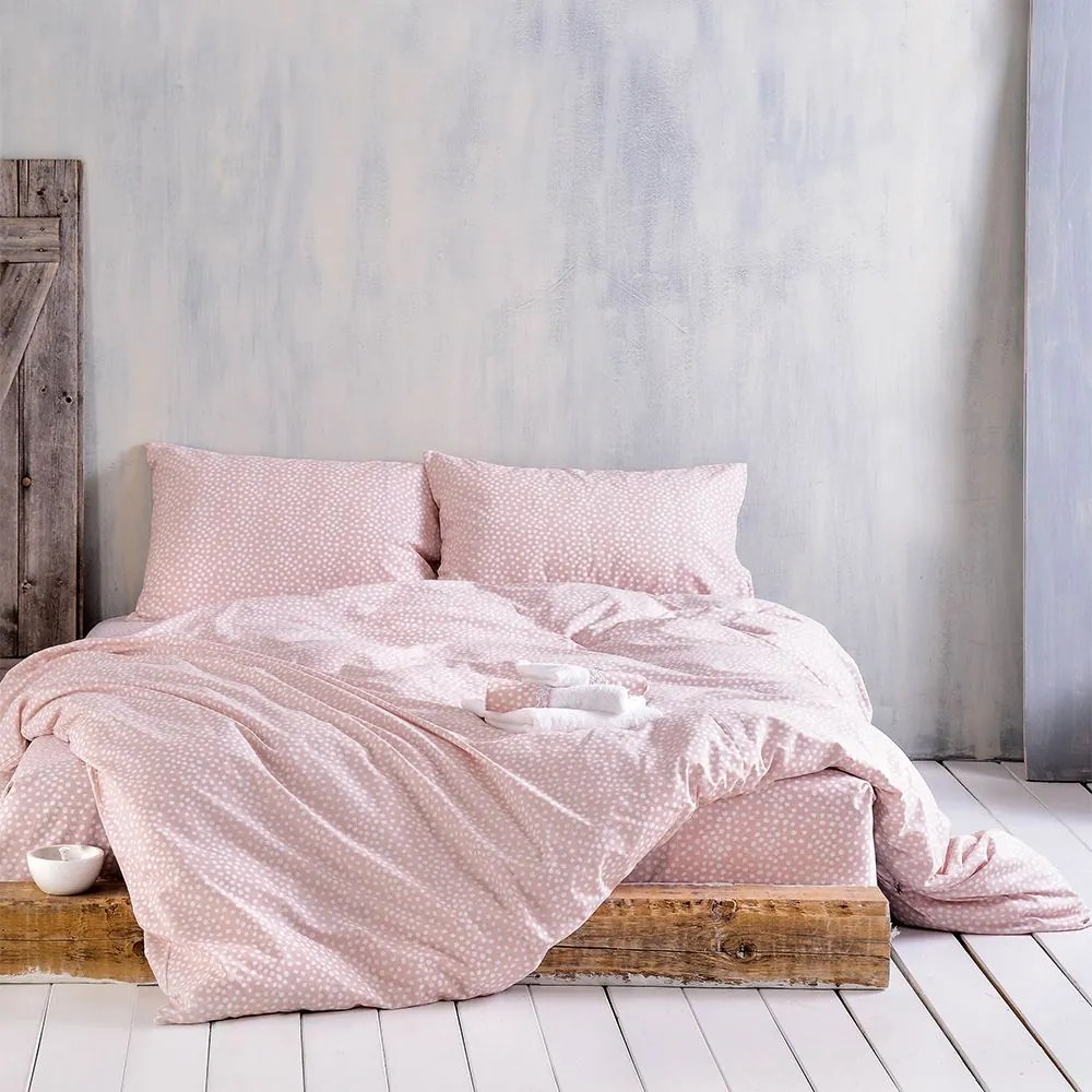 Μαξιλαροθήκες Cute (Σετ 2τμχ) Pink Ρυθμός 50Χ70 100% Cotton