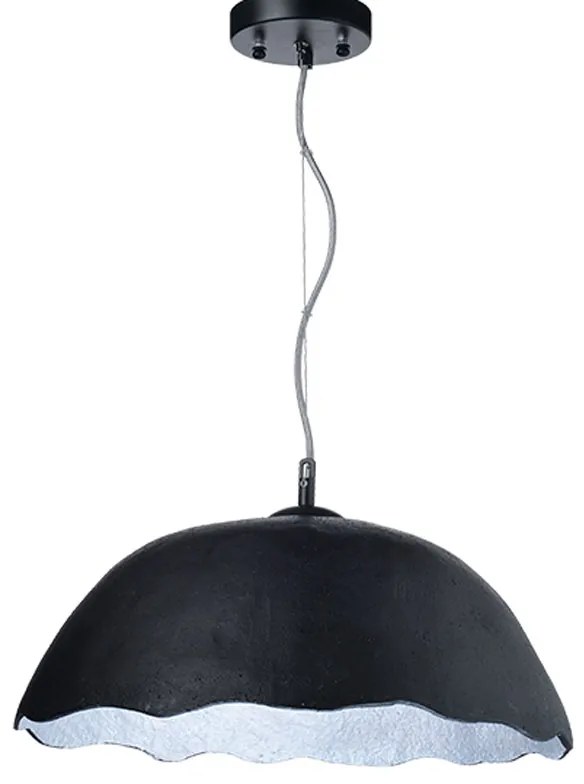 Φωτιστικό Οροφής Μονόφωτο Aca V3729451PBS Black/Silver