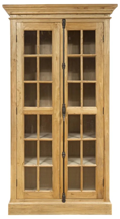 Artekko Βιβλιοθήκη από ξύλο μασίφ (113x45x210)cm Artekko 617-0216-C