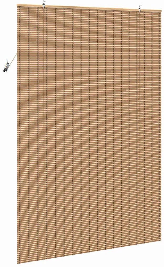 vidaXL Ρόλερ και Σκιάδια Ανοιχτό καφέ 140 x 220 εκ. Μπαμπού