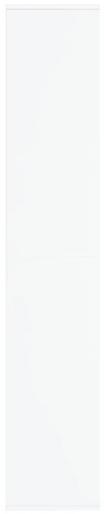 vidaXL Παπουτσοθήκη Λευκή 54 x 34 x 183 εκ. από Μοριοσανίδα