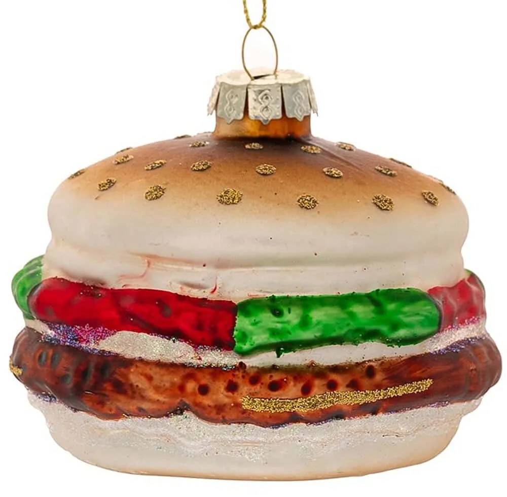 Χριστουγεννιάτικο Στολίδι Burger 87587 9x9x7cm Multi