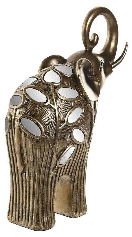 Διακοσμητική Φιγούρα Home ESPRIT Αργυρό Ελέφαντας 19 X 9 X 25,5 CM