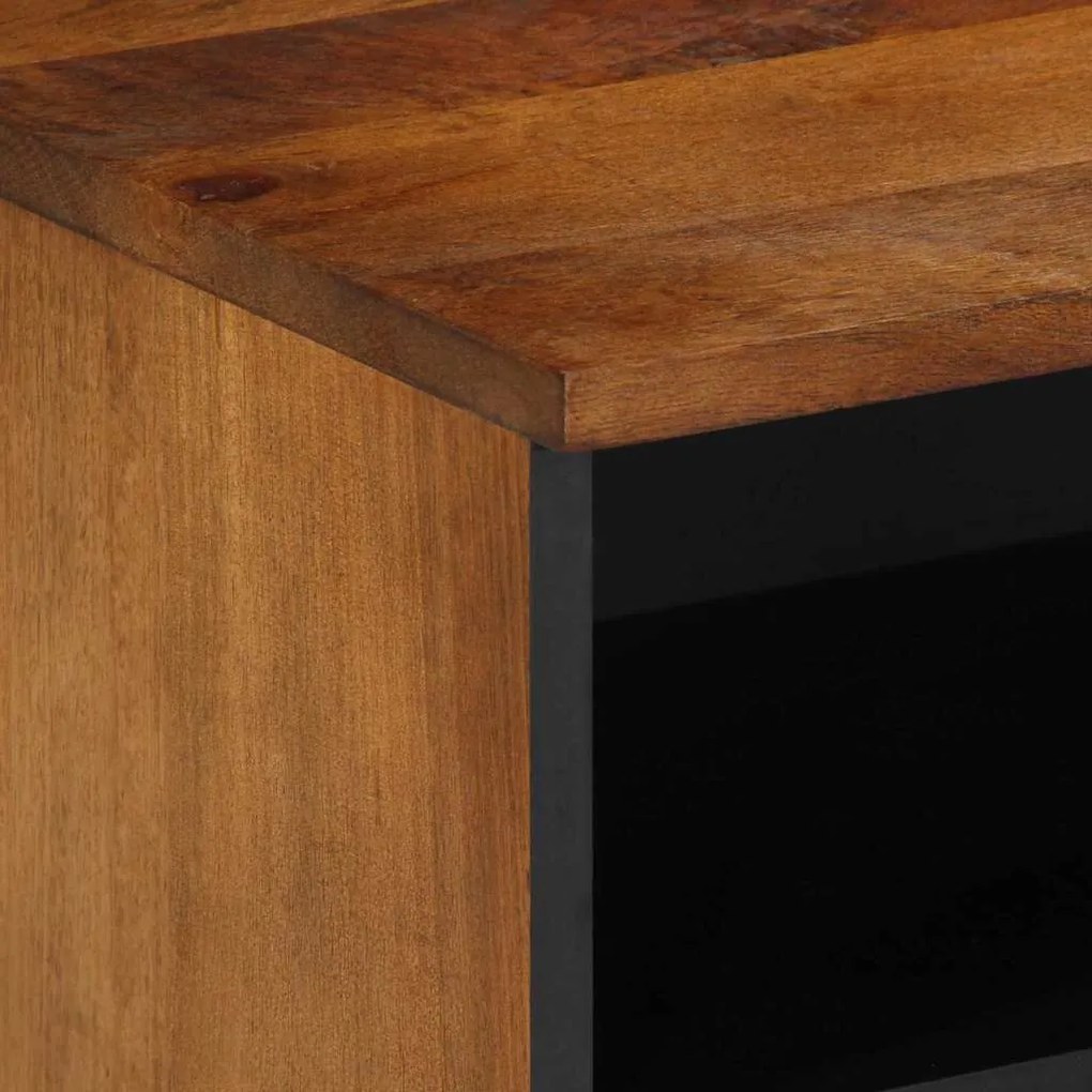 vidaXL Έπιπλο τηλεόρασης Καφέ 100 x 33.5 x 46 εκ Μασίφ ξύλο μάνγκο